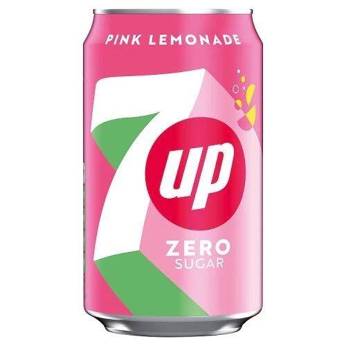 7Up Limonade Rose Sans Sucre 330 ml
