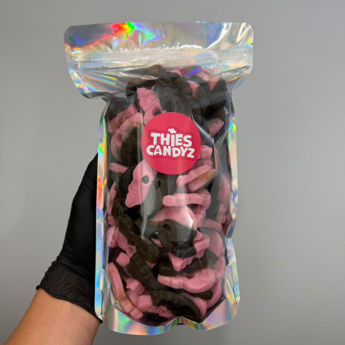 BUBS Skulls Foam Raspberry Liquorice 1 KG – Kilo Knaller Halloween Editie