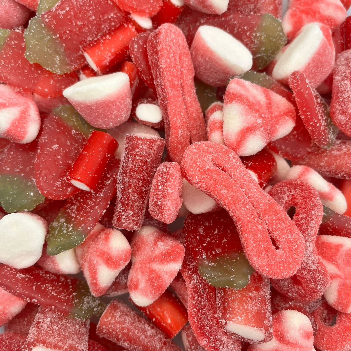 Mélange de rêve de fraises sucrées et acidulées