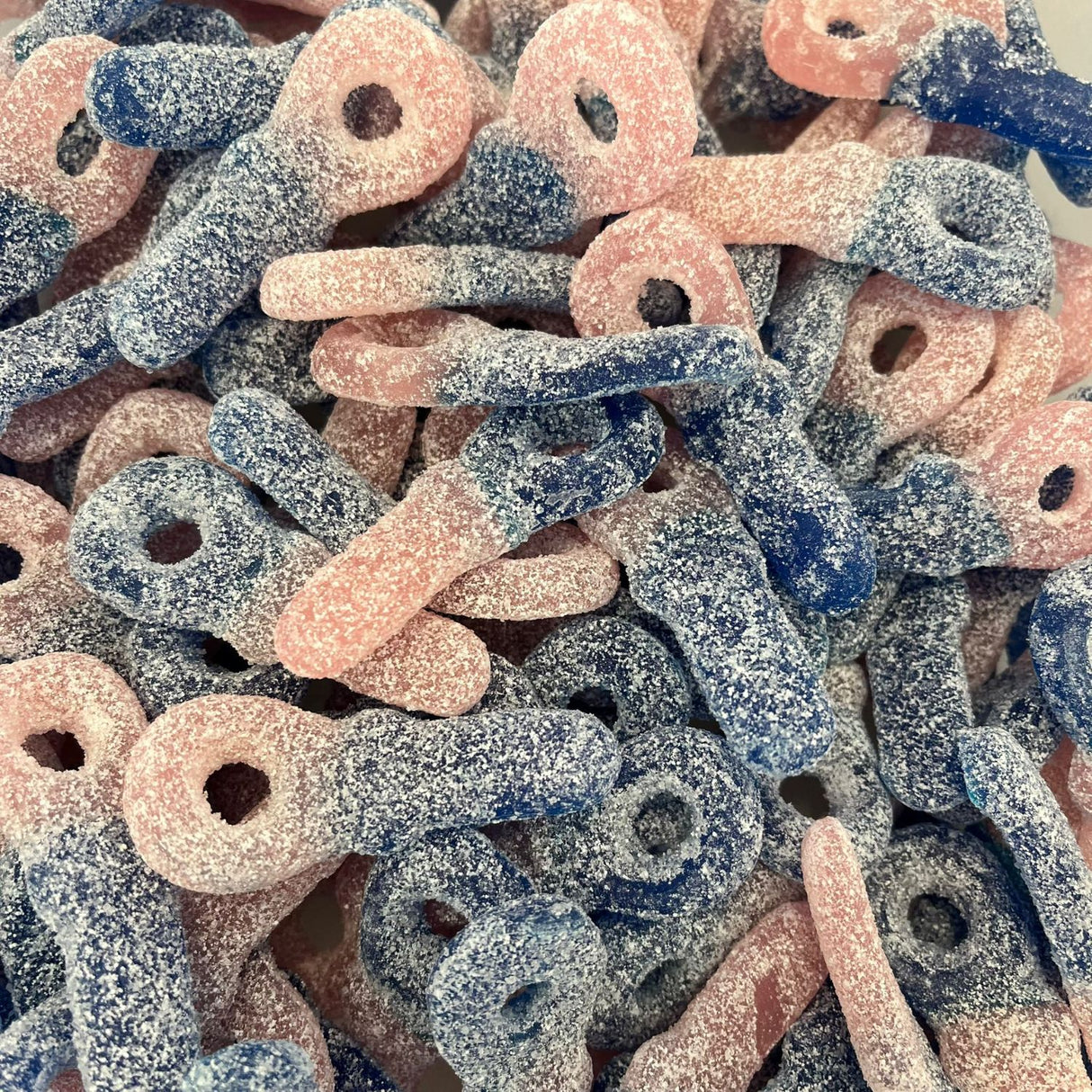 Bonbons acidulés à la langue bleue