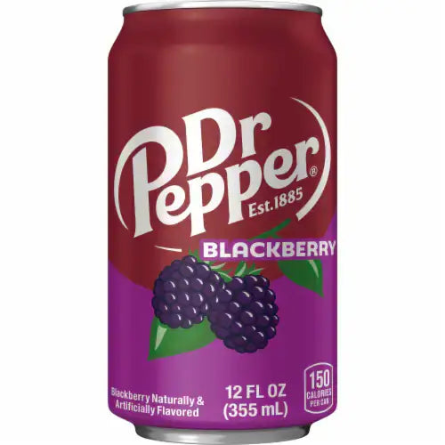 Dr Pepper USA Mûre 355 ml À consommer de préférence avant le 17-10-2025