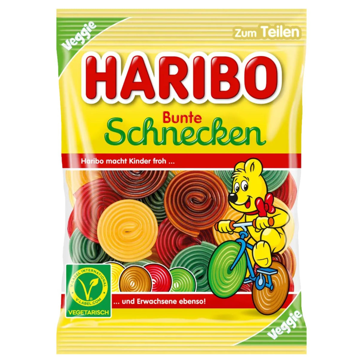 haribo escargots multicolores Veggie 160g