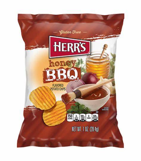 Barbecue au miel Herr's 12 x 28,4 g