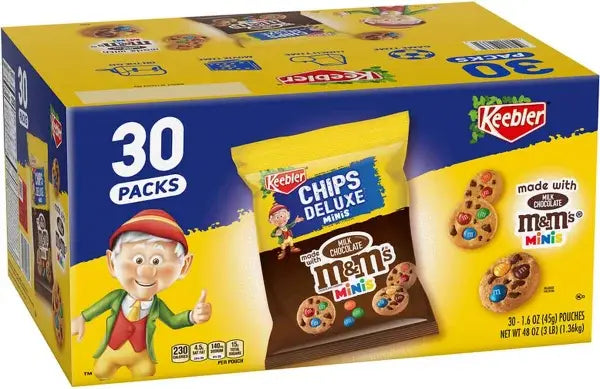 Biscuits M&M de luxe Keebler 30 x 45 g — 30 x 45 g