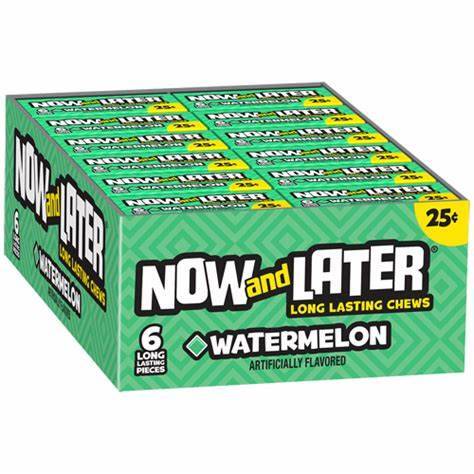 Pastèque Now & Later 24x26g