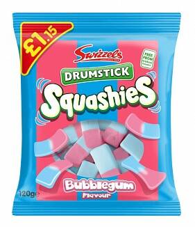 Squashies Bubblegum 12x120g