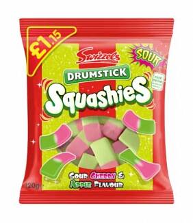 Squashies Cerise et Pomme 12x120g