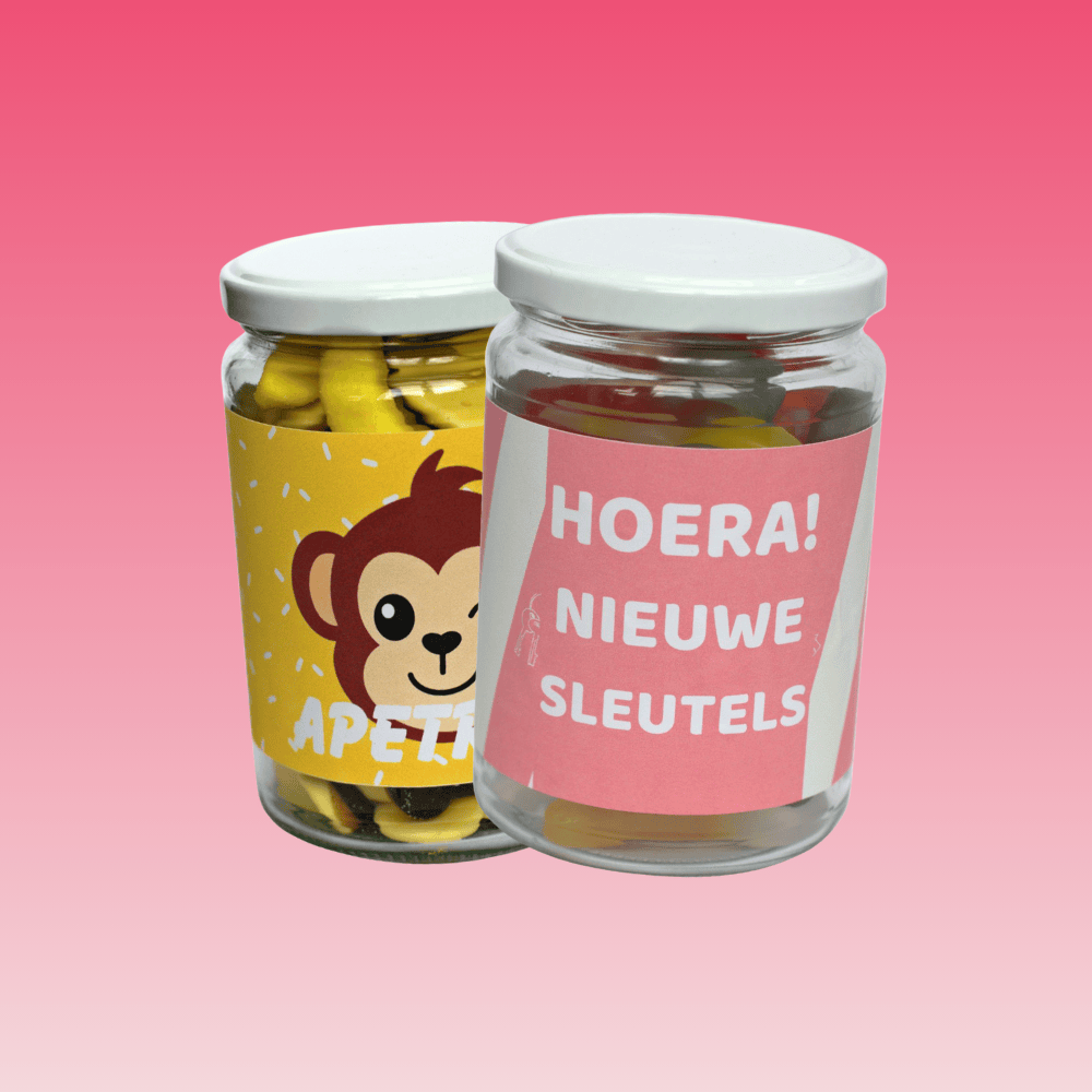 Housewarming cadeau snoeppot | Origineel cadeau voor een nieuw huis