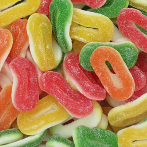 Gesuikerde fruit ringen