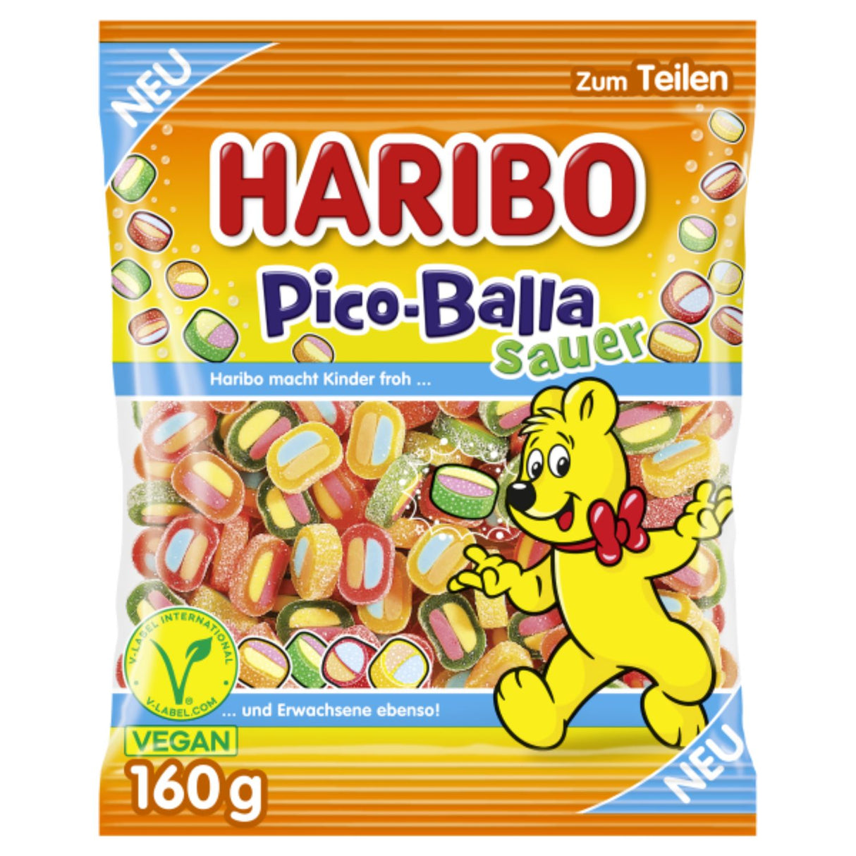 Haribo Pico-Balla Sour 160g