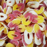 Perzikringen Snoep