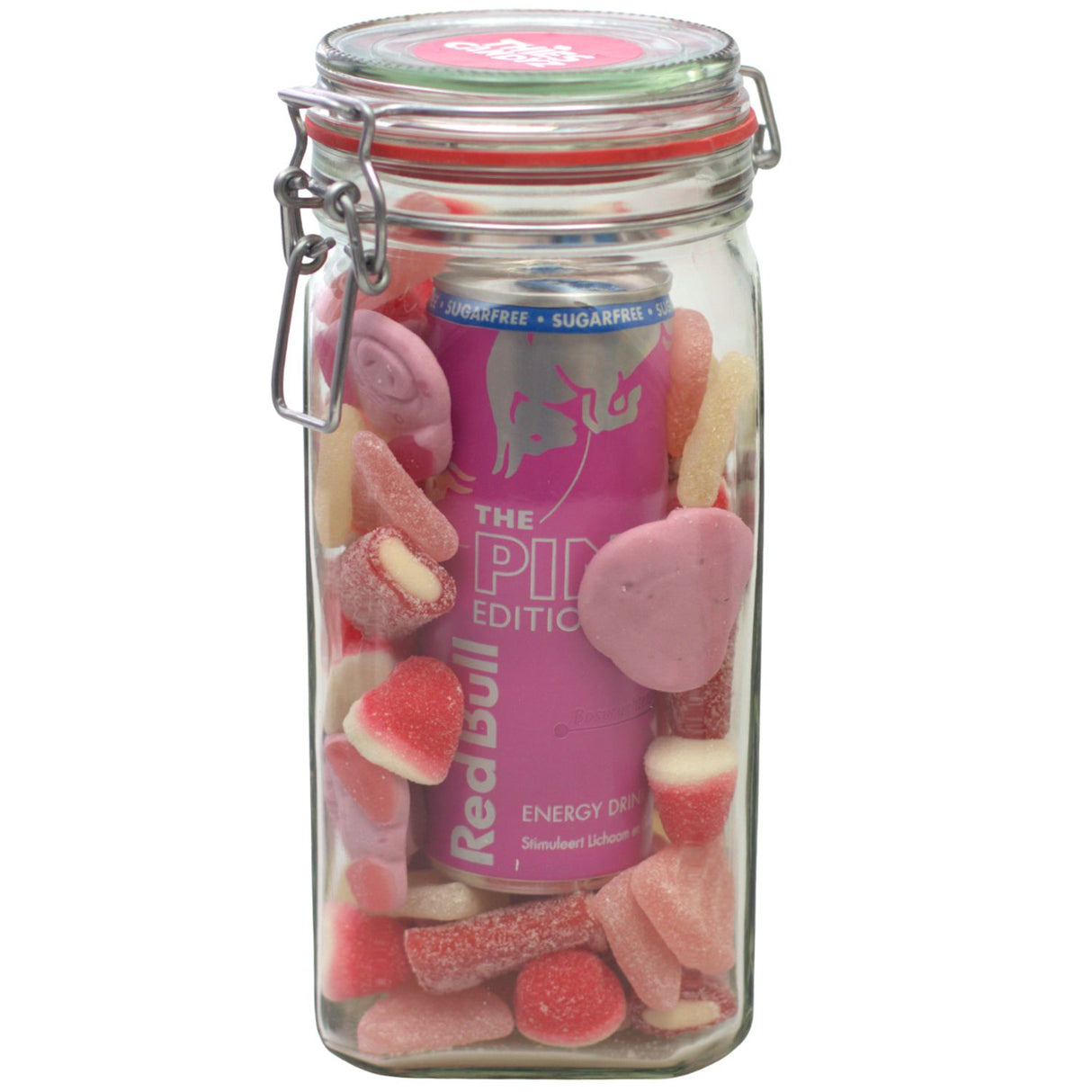 Bocal à bonbons Red Bull Pink Edition