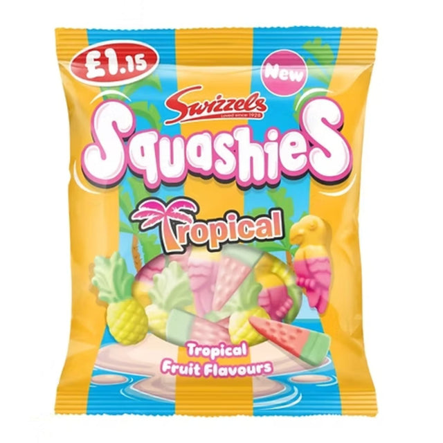 Squashies Tropical Snoep - Swizzels (120g) | Friszoete Fruitmix