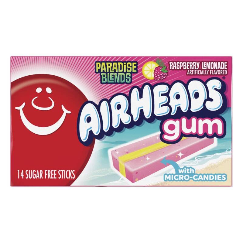 Airheads Gum Limonade à la framboise
