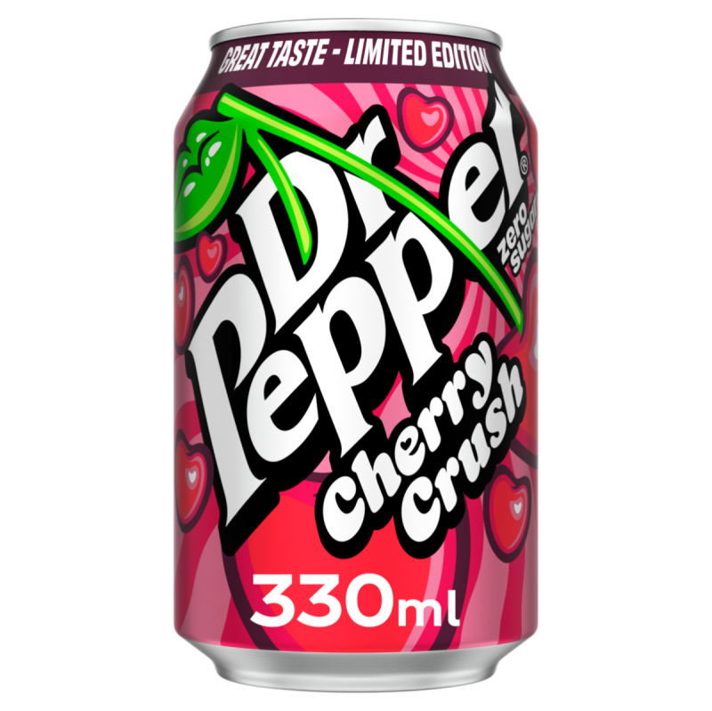 Dr Pepper Cherry Crush Zéro Sucre 330 ml