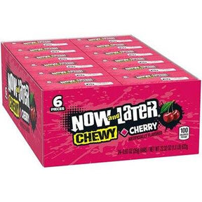 Now and Later Chewy Cherry 24 stuks doos Amerikaans snoep bij ThiesCandyz