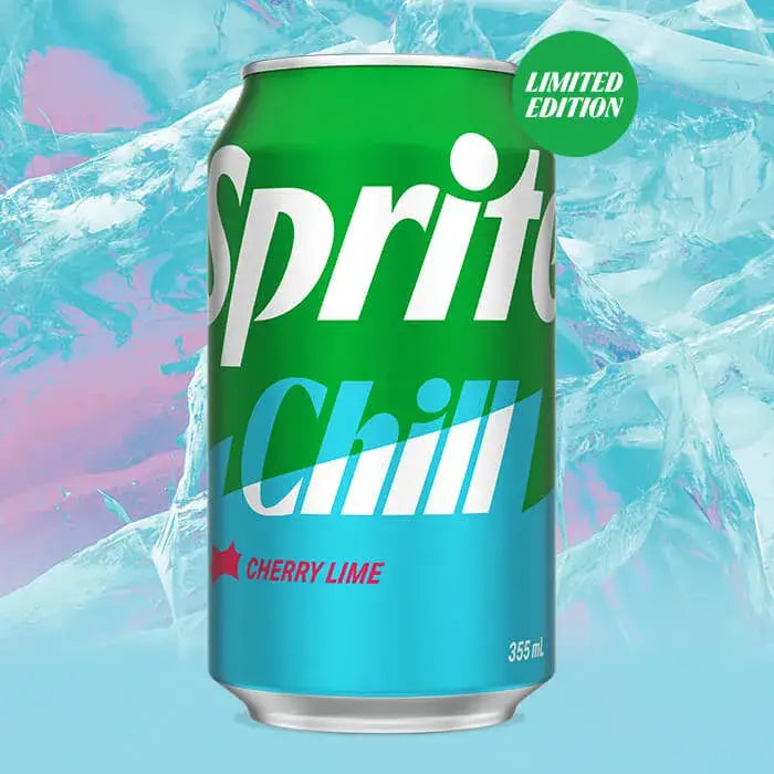 Sprite USA Chill Cerise et Citron Vert 355 ml