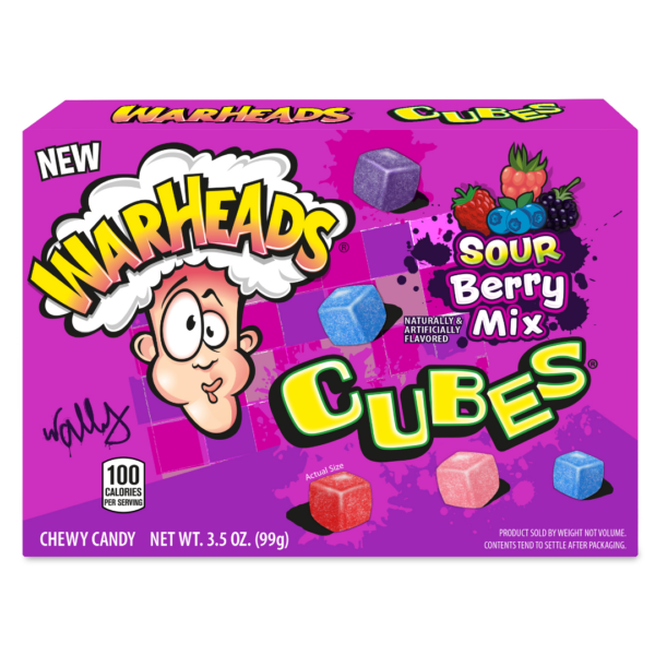Mélange de baies acidulées Warheads Cubes 99 g