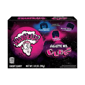 Warheads Galactic Mix Cubes theaterbox, Amerikaans snoep, ThiesCandyz webshop